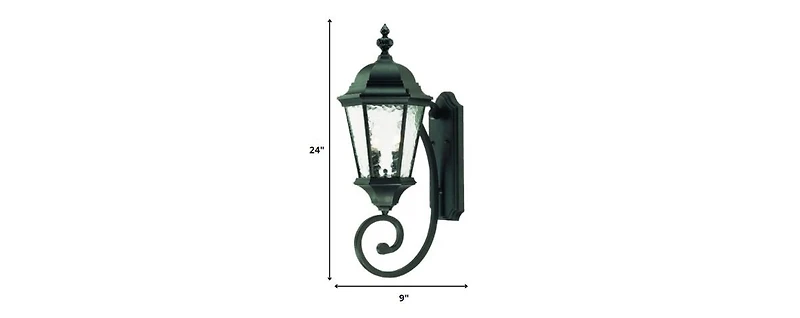 Two-Light Carousel Lantern Wall Light – Stylish Lighting for Exterior Spaces