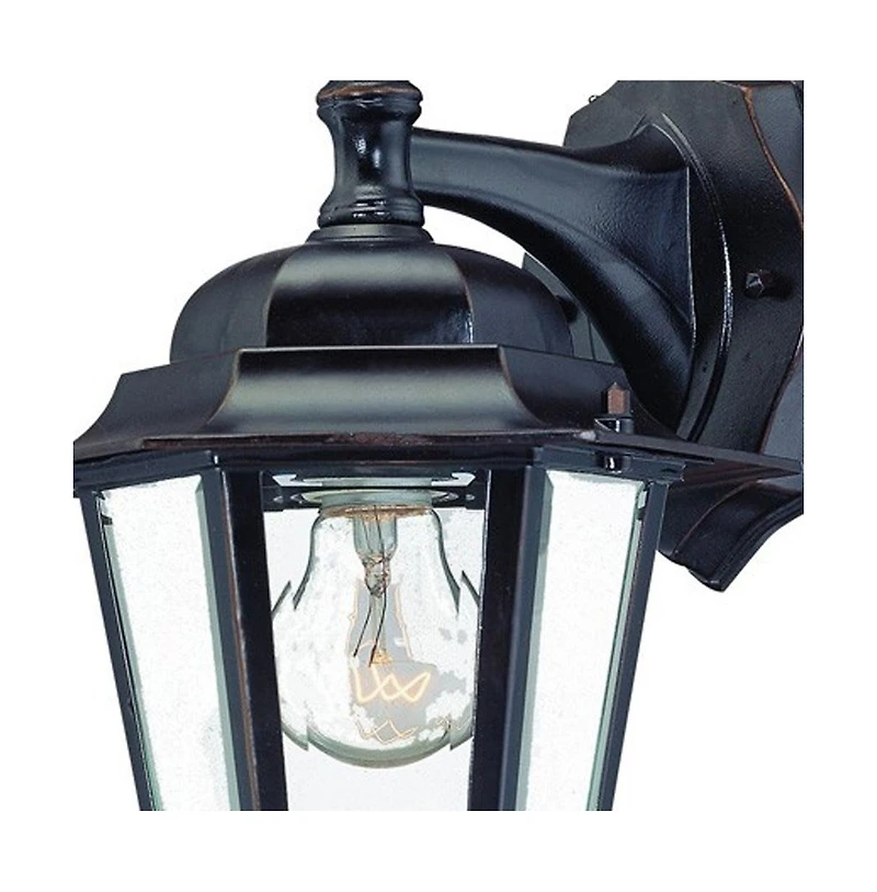 Glass Hanging Lantern Wall Light for Entryway Patio or Hallway