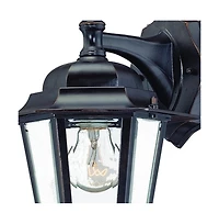 Glass Hanging Lantern Wall Light for Entryway Patio or Hallway