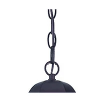Hanging Light with Geometric Glass Shade – Contemporary Ceiling Lamp