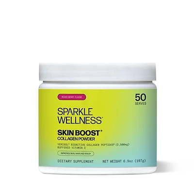 Skin Boost [50-Serves] Collagen Powder Supplement with Verisol Bioactive Hydrolyzed Peptides & Vitamin C to Improve Skin, Hair Nail Health