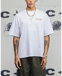 Carre Men's Side Script Oversized T-Shirt
