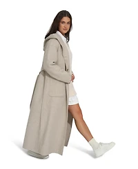 Belle & Bloom Walk My Way Wool Blend Oversized Maxi Coat