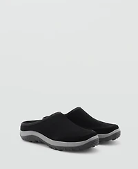 Mango Women's Track Sole Leather Clogs