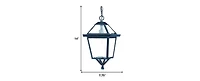 Hanging Lantern Ceiling Light – Vintage-Style Pendant for Any Space