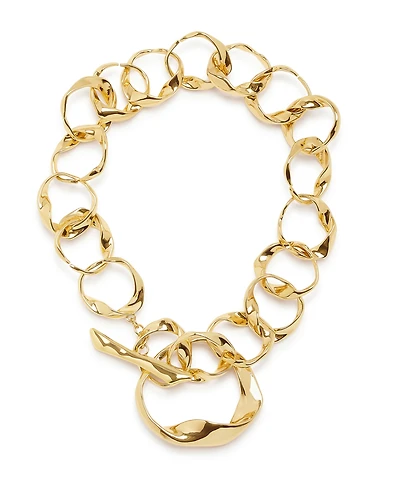 Robert Lee Morris Soho Sculpted Link Collar Necklace