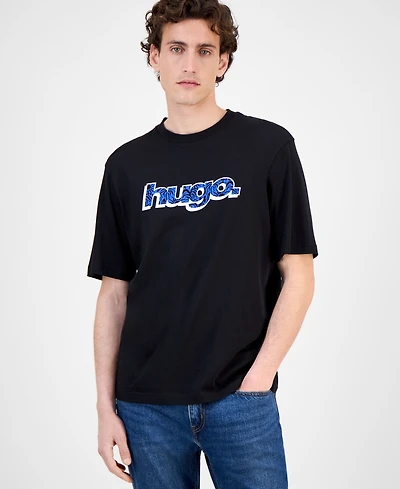 Hugo Boss Men's Nugibol Logo Graphic Cotton T-Shirt
