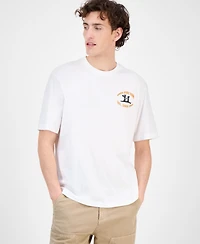 Hugo Boss Men's Nodiwop Logo Graphic Cotton T-Shirt