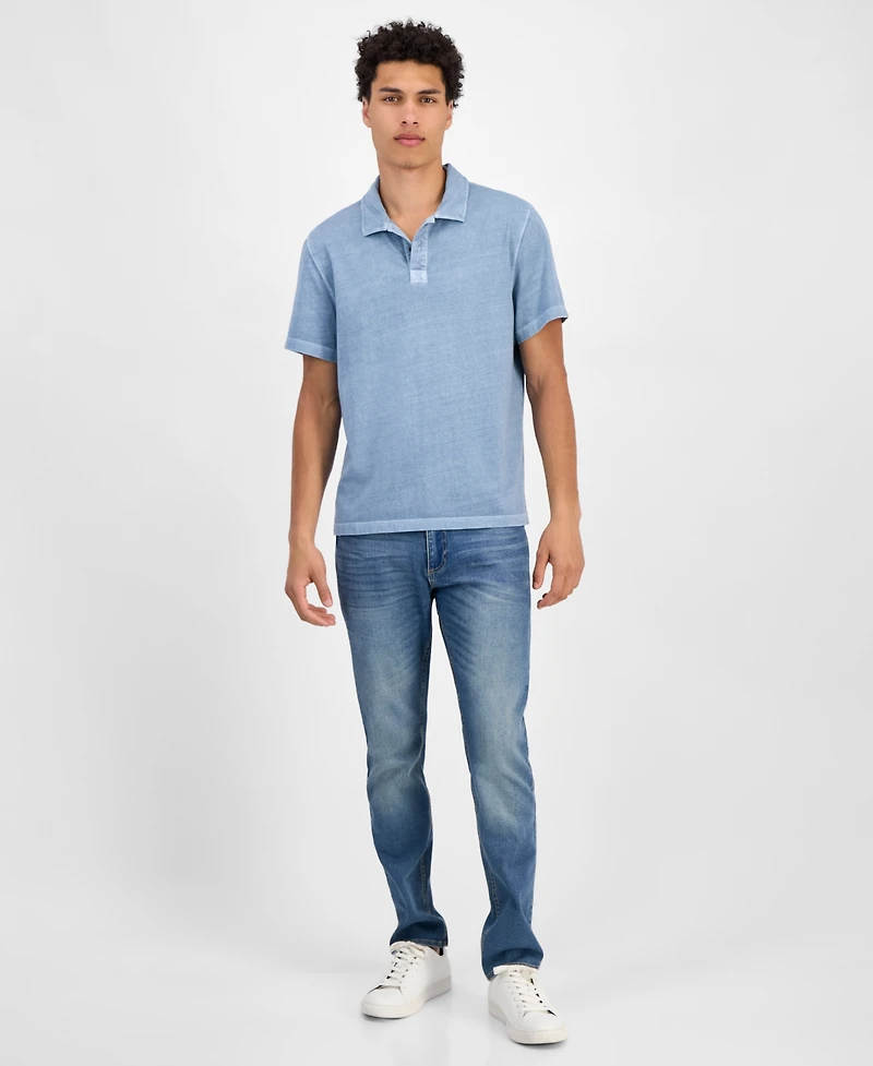 Sun + Stone Men's Faded Short Sleeve Polo Shirt, Exclusively at Macy's