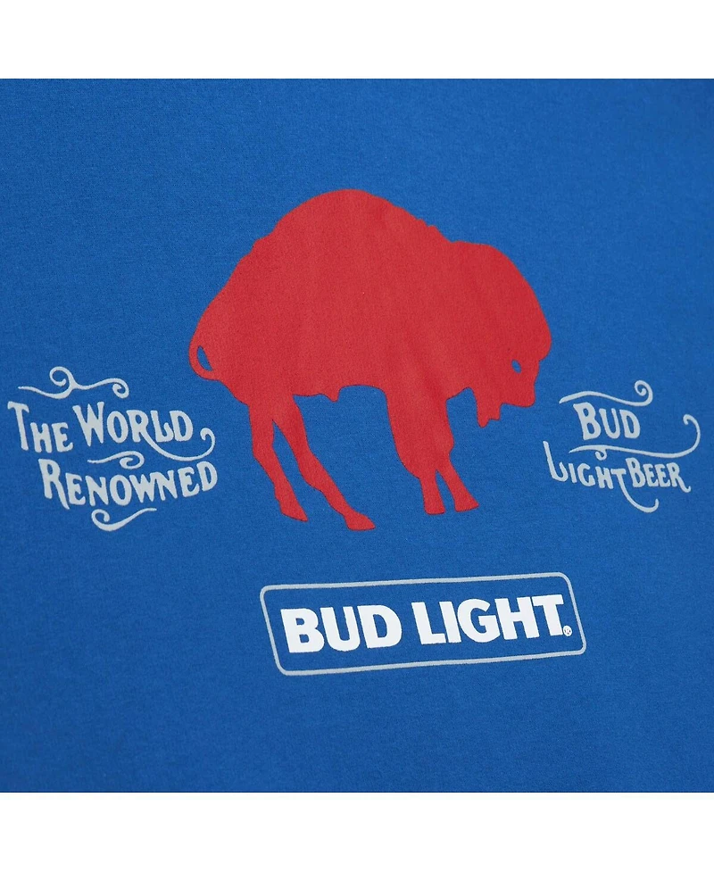 Mitchell & Ness Men's Royal Buffalo Bills Nfl x Bud Light Vintage Pullover Hoodie