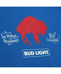 Mitchell & Ness Men's Royal Buffalo Bills Nfl x Bud Light Vintage Pullover Hoodie
