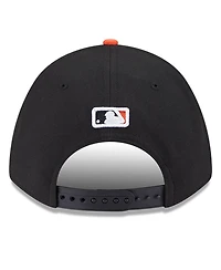 New Era Men's Black Baltimore Orioles Player Replica 9Forty Adjustable Hat