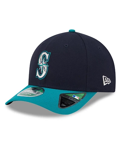 New Era Men's Navy Seattle Mariners Player Replica 9FORTY Adjustable Hat