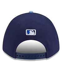 New Era Men's Navy/Powder Blue Toronto Blue Jays Player Replica 9FORTY Adjustable Hat