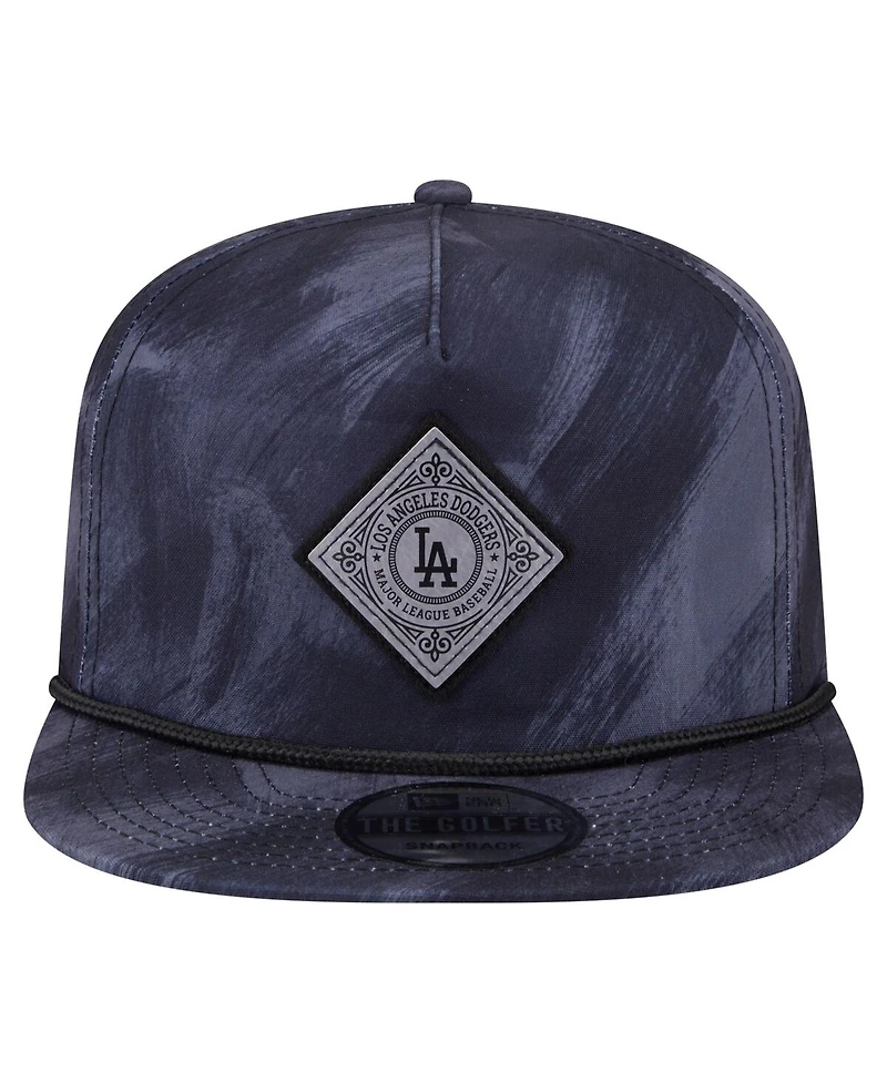 New Era Men's Navy Los Angeles Dodgers Printed Golfer Snapback Hat