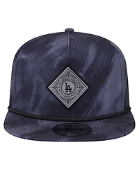 New Era Men's Navy Los Angeles Dodgers Printed Golfer Snapback Hat