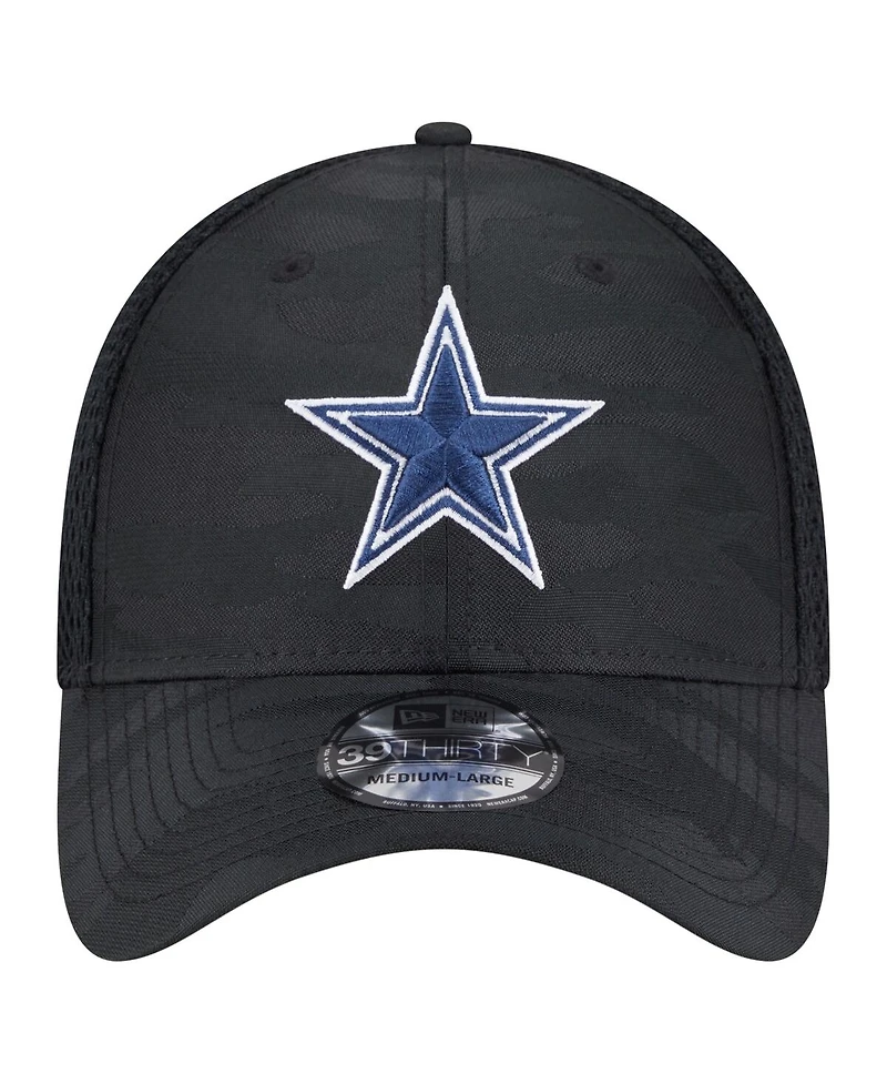New Era Men's Black Dallas Cowboys Active Camo 39THIRTY Flex Hat