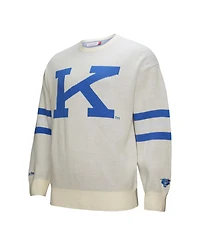Mitchell & Ness Men's Cream Kentucky Wildcats Retro Pullover Sweater