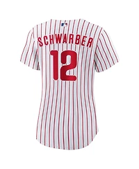 Nike Women's Kyle Schwarber White Philadelphia Phillies Home Replica Jersey