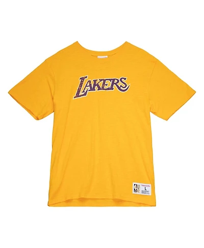 Mitchell & Ness Men's Gold Los Angeles Lakers Legendary Slub T-Shirt