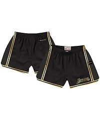 Mitchell & Ness Women's Black Los Angeles Lakers Hardwood Classics Golden Jump Shot Shorts