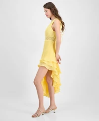 Guess Women's Sleeveless High-Low Danny Dress