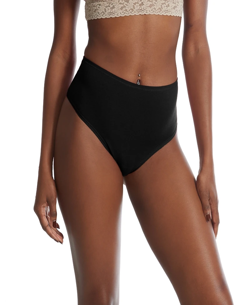 Hanky Panky Women's Play Stretch Hi-Rise Thong 3 Pack