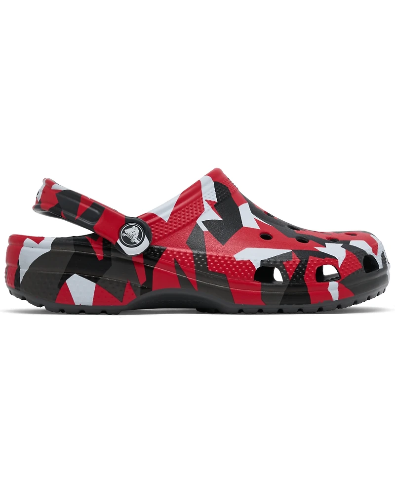 Crocs Big Kids Classic Geo Camo Clogs from Finish Line