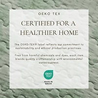 Linery & Co. Cotton Stitched Reversible Floral 3 Piece Quilt and Sham Set