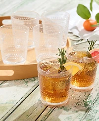 Certified International Santa Fe Acrylic Double Old Fashioned Glasses