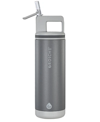 Grosche Alpine Flip 'N Sip Insulated, Leakproof Water Bottle, 20 oz.