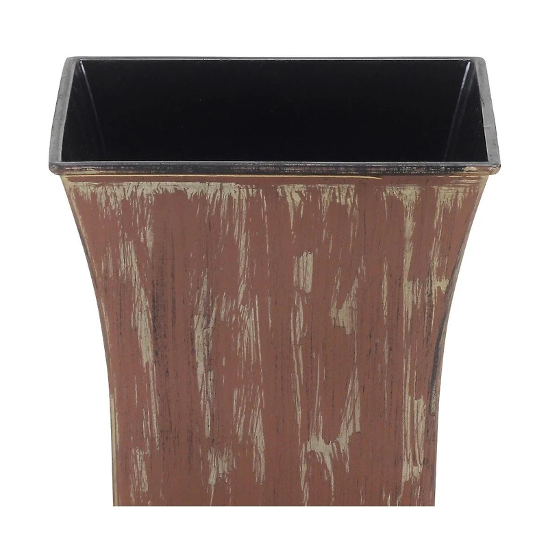 Sturdy Round Plastic Planter for Outdoor Patio and Indoor Spaces