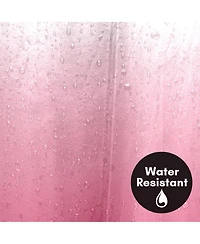 Americanflat 71x74 Ombre Pink Shower Curtain - Water Resistant - Polyester Fabric