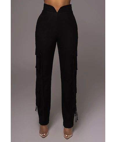 Jluxlabel Women's Better Half Linen Utility Pants