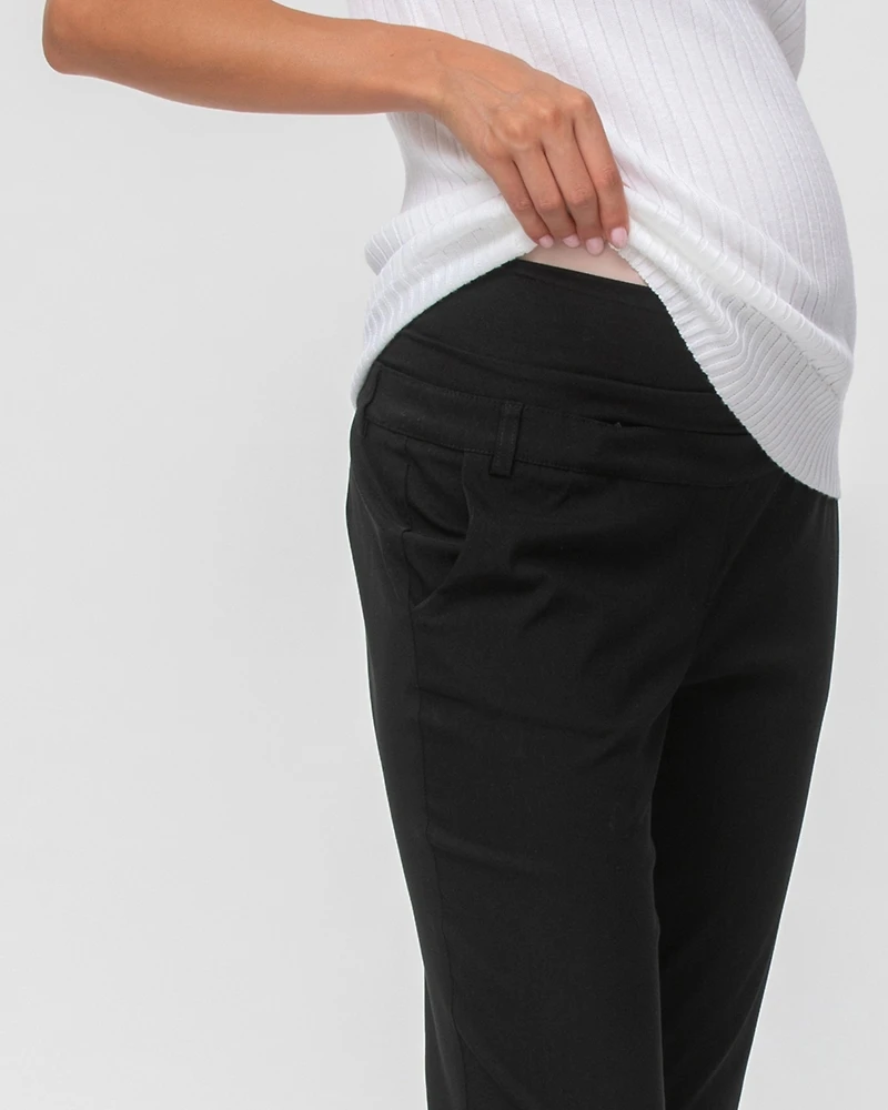 Pietro Brunelli Maternity Super Stretch Straight Slim Fit Elwood Trousers