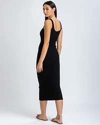 Pietro Brunelli Milano Women's Sleeveless Square Neck Super Stretch Belle Dress