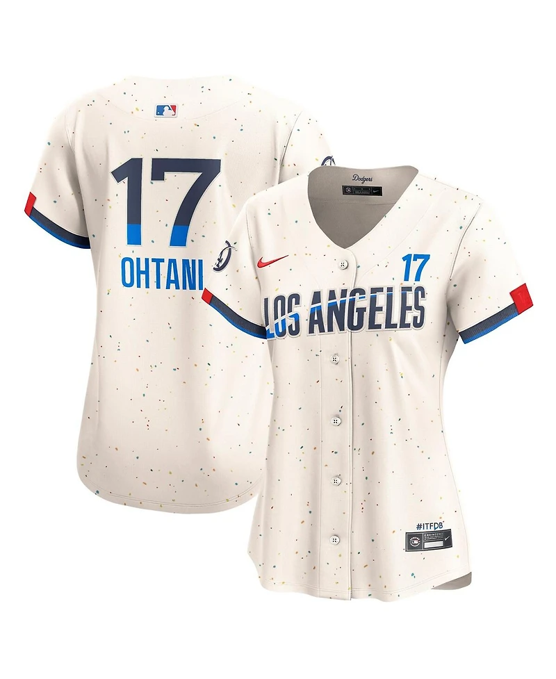 Nike Women's Shohei Ohtani Cream Los Angeles Dodgers City Connect Limited Player Jersey