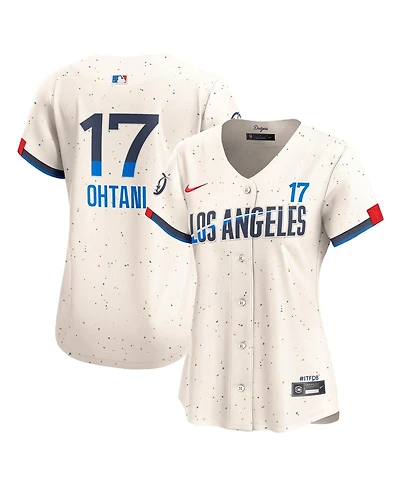 Nike Women's Shohei Ohtani Cream Los Angeles Dodgers City Connect Limited Player Jersey