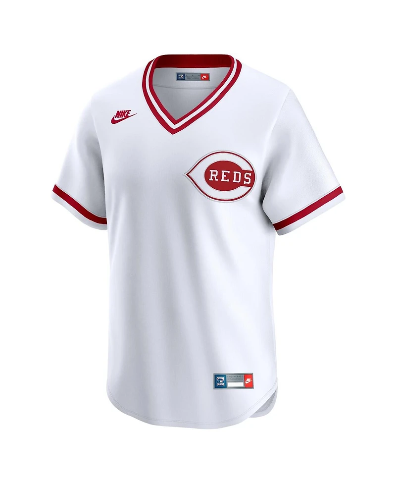 Nike Men's White Cincinnati Reds Throwback Cooperstown Collection Limited Jersey