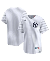 Nike Men's White New York Yankees Throwback Cooperstown Collection Limited Jersey