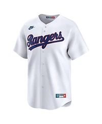 Nike Men's White Texas Rangers Throwback Cooperstown Collection Limited Jersey
