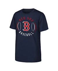 Outerstuff Big Boys and Girls Navy Boston Red Sox Golden Glove T-Shirt