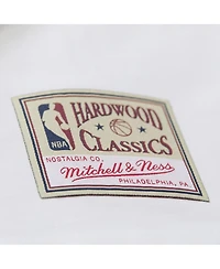 Mitchell & Ness Men's Dirk Nowitzki White Dallas Mavericks Hardwood Classics Chalked Up T-Shirt