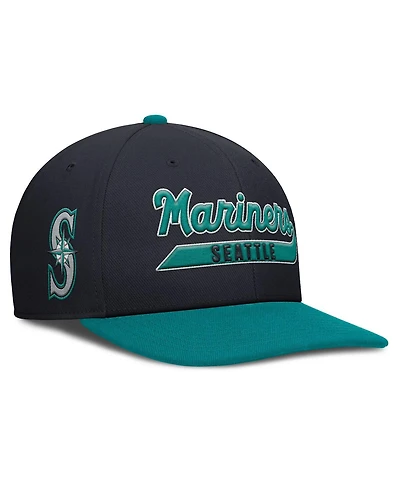 Nike Men's Navy/Aqua Seattle Mariners Pro Performance Snapback Hat