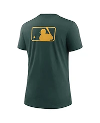 Nike Women's Green Athletics Authentic Collection Early Work Tri-Blend T-Shirt