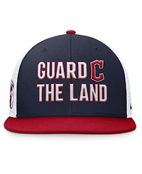 Nike Men's Navy/Red Cleveland Guardians Pro Trucker Snapback Hat