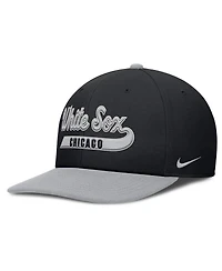 Nike Men's Black/Gray Chicago White Sox Pro Performance Snapback Hat