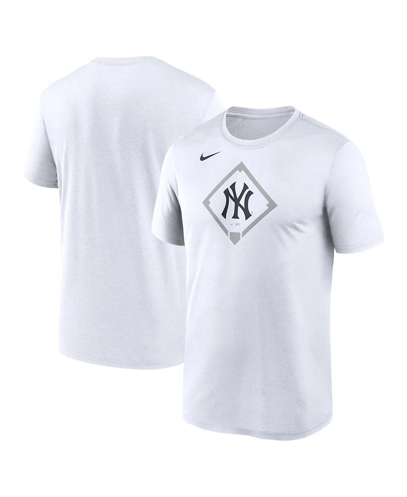 Nike Men's White New York Yankees Icon Legend Performance T-Shirt
