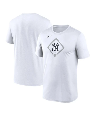Nike Men's White New York Yankees Icon Legend Performance T-Shirt