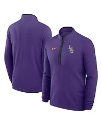 Nike Men's Purple Lsu Tigers Baseball Logo Victory Performance Half-Zip Pullover Hoodie